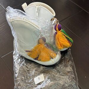Mardi Gras Boots - baby size 5